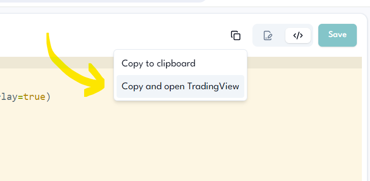 YourTradingBuddy - Copy to clipboard and open TradingView