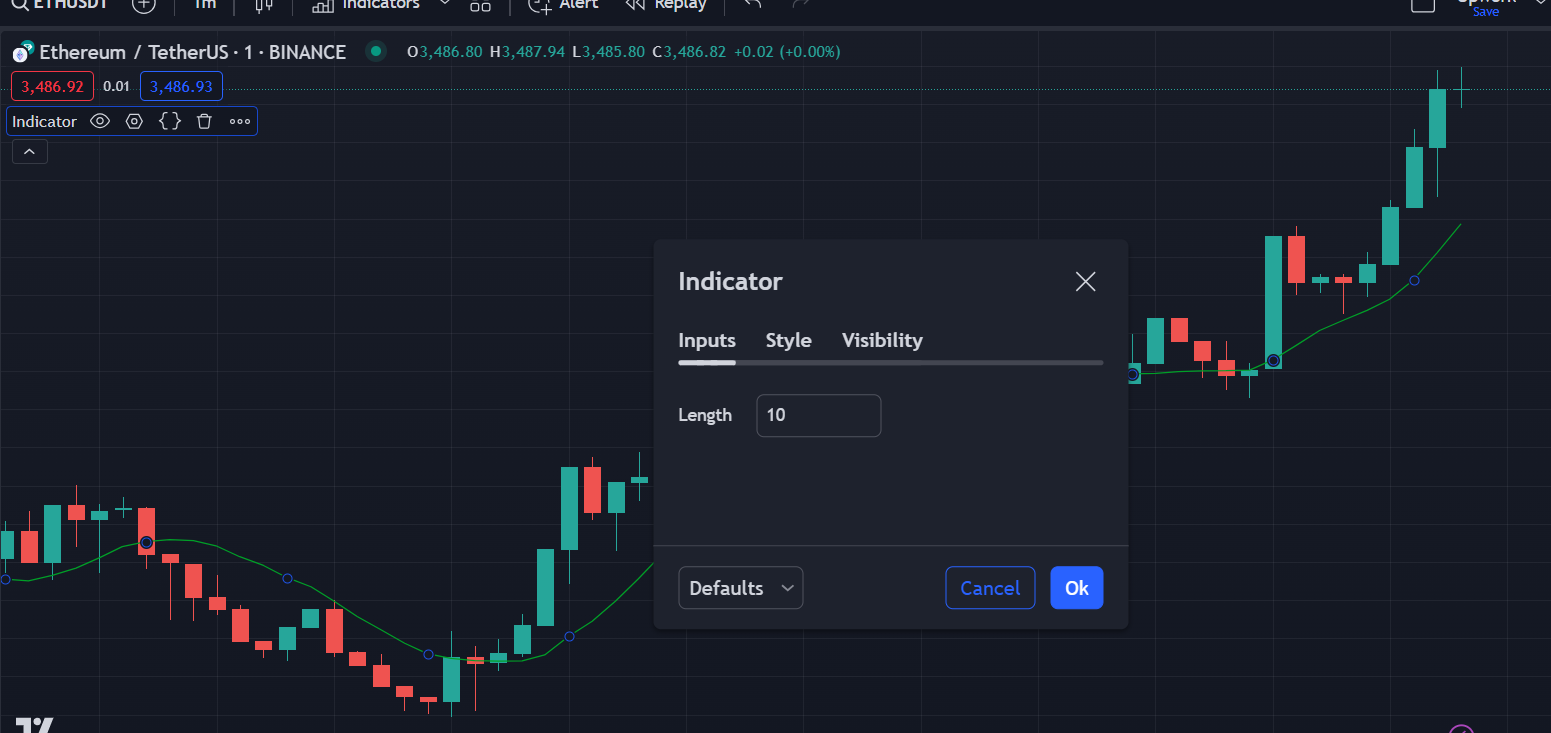 YourTradingBuddy - input nodes in TradingView